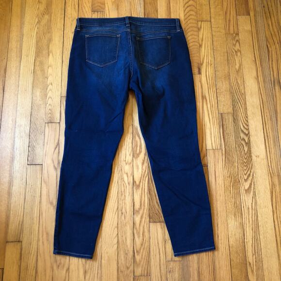J. CREW EUC Women's Stretch Denim Straight/Slim Jeans Size 32/28 - Picture 7 of 8
